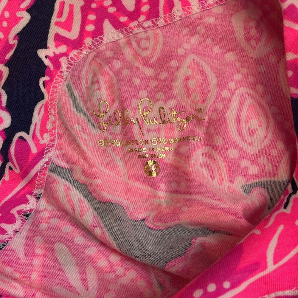 NWOT Lilly Pulitzer Waverly Top in Coco Safari size XS - Picture 5 of 5